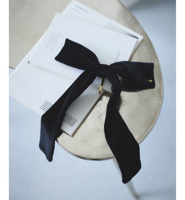 VIS「ベロアリボンヘアカフ」|ヘアバンド|