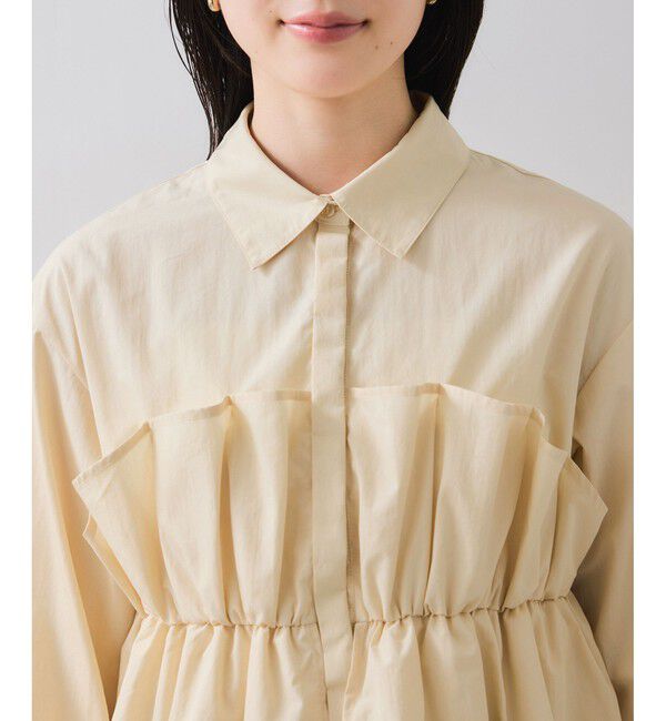 VIS「ビスチェドッキングシャツ/イージーケア」|シャツ・ブラウス|