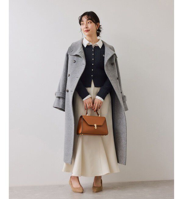 VIS「 ケーブルコンパクトカーディガン」|カーディガン|