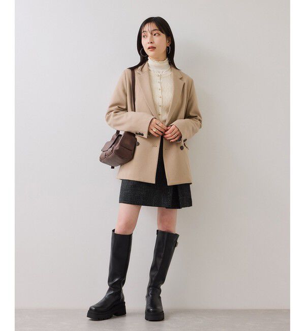 VIS「 ケーブルコンパクトカーディガン」|カーディガン|