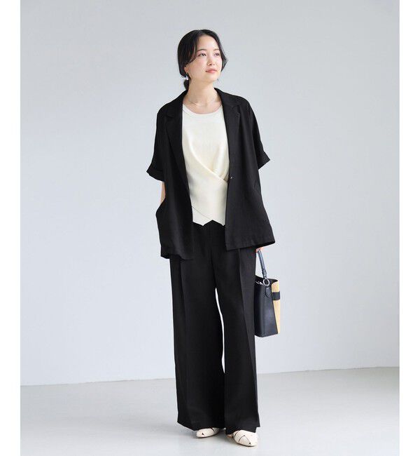 VIS「Light Airyセットアップパンツ/UVケア・接触冷感・吸水速乾」|チノ|