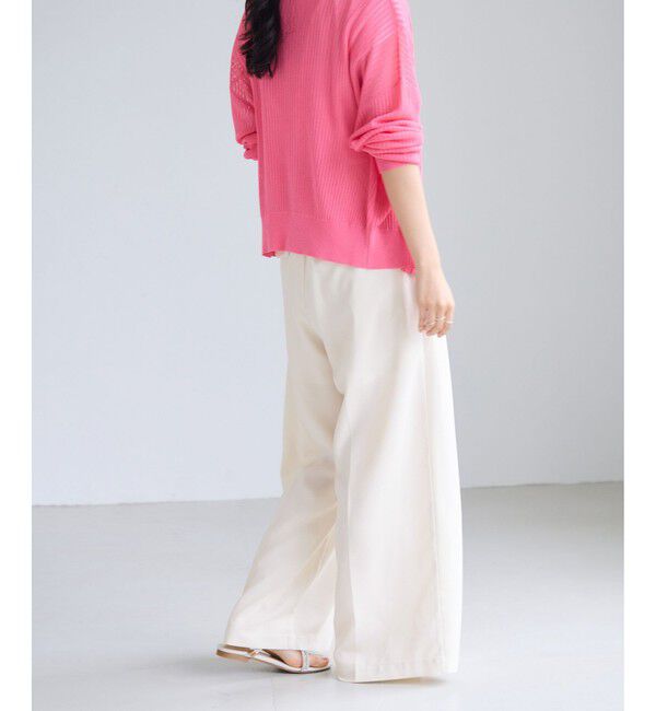 VIS「Light Airyセットアップパンツ/UVケア・接触冷感・吸水速乾」|チノ|