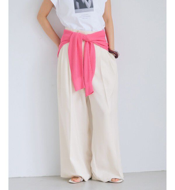 VIS「Light Airyセットアップパンツ/UVケア・接触冷感・吸水速乾」|チノ|