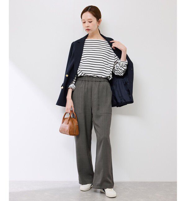 Rope&rsquo;Picnic「ドロストリラックスイージーワイドパンツ」|チノ|