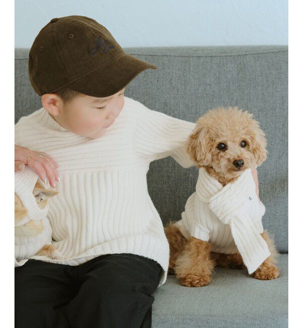 ROPE PICNIC PASSAGE「【DOG】ケーブル編みニットマフラー」|その他|