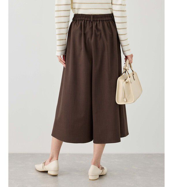 Rope&rsquo;Picnic「カナパ ガウチョパンツ/セットアップ対応・UV・抗菌防臭・接触冷感」|チノ|