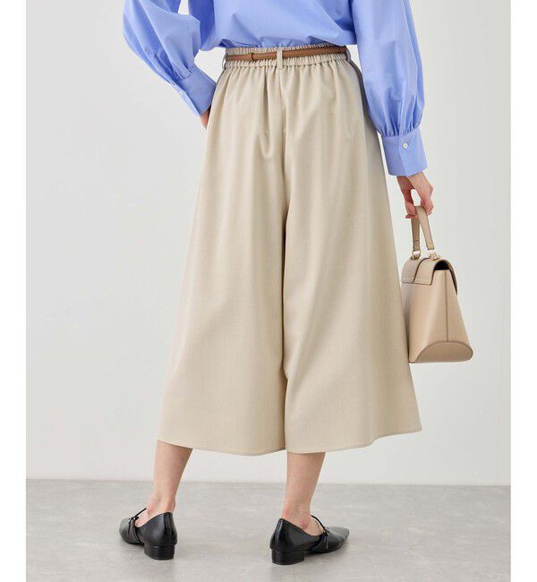 Rope&rsquo;Picnic「カナパ ガウチョパンツ/セットアップ対応・UV・抗菌防臭・接触冷感」|チノ|