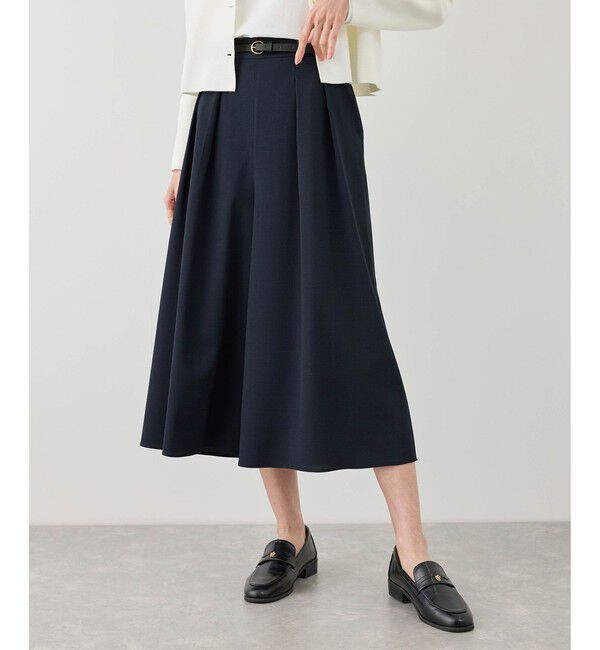 Rope&rsquo;Picnic「カナパ ガウチョパンツ/セットアップ対応・UV・抗菌防臭・接触冷感」|チノ|