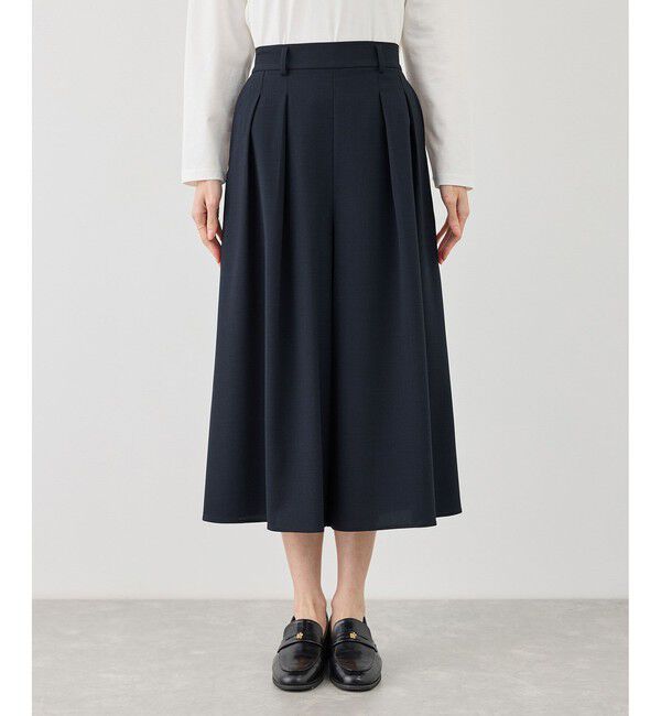 Rope&rsquo;Picnic「カナパ ガウチョパンツ/セットアップ対応・UV・抗菌防臭・接触冷感」|チノ|