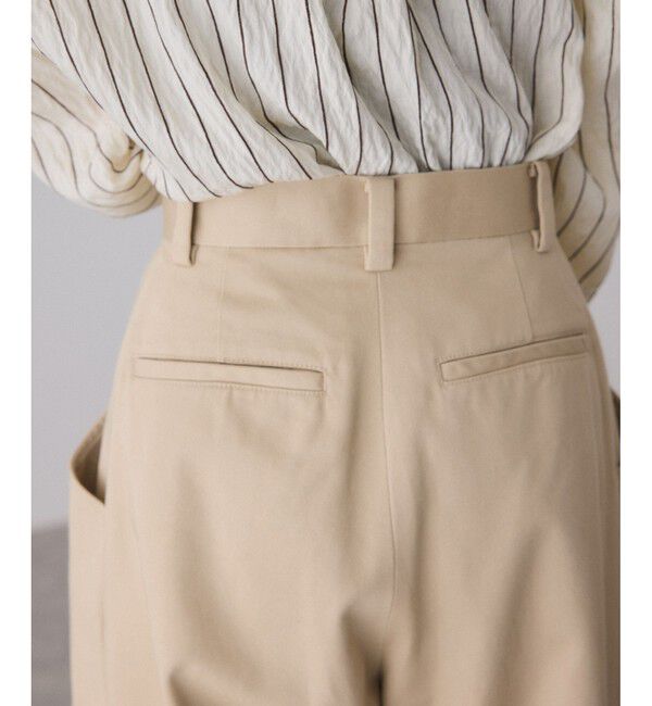 ADAM ET ROPE'「3タックワイドチノパンツ」|チノ|