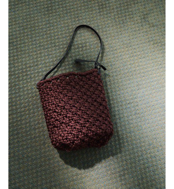 ADAM ET ROPE'「バケットカゴバッグ」|かごバッグ|ブラウン(20)