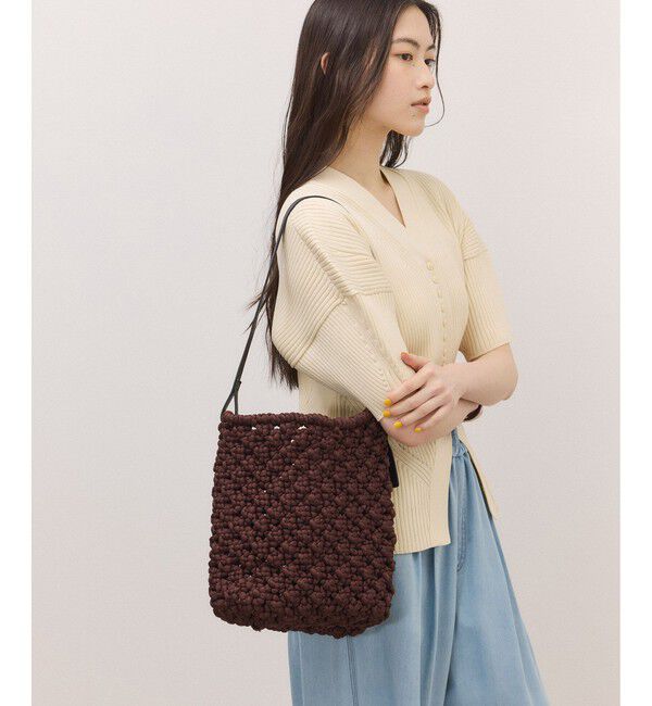 ADAM ET ROPE'「バケットカゴバッグ」|かごバッグ|