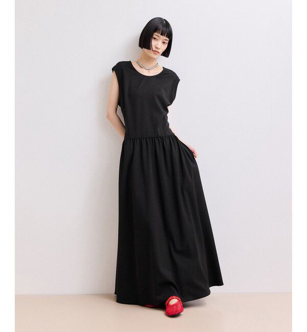 ADAM ET ROPE'「【WEB限定】バックオープンマキシワンピース」|ワンピース|