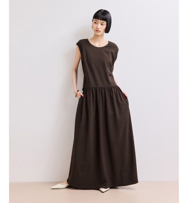 ADAM ET ROPE'「【WEB限定】バックオープンマキシワンピース」|ワンピース|