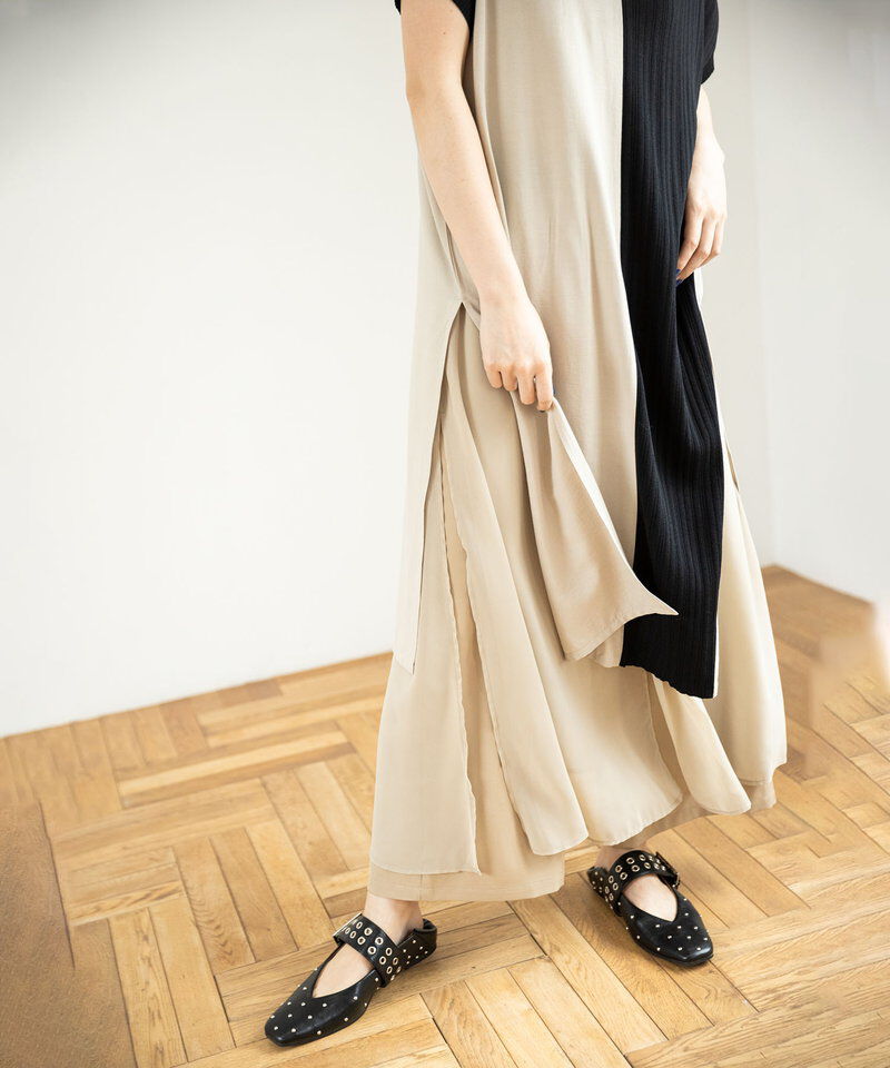  「シフォンレイヤードパンツ」|その他|