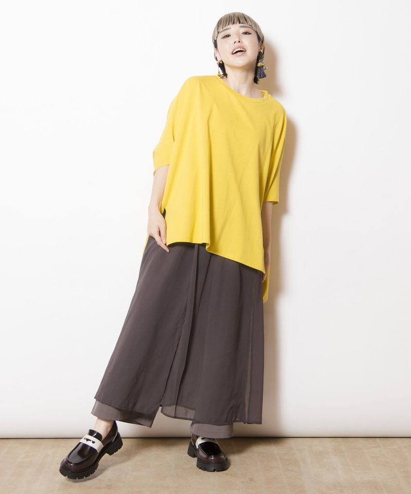  「シフォンレイヤードパンツ」|その他|