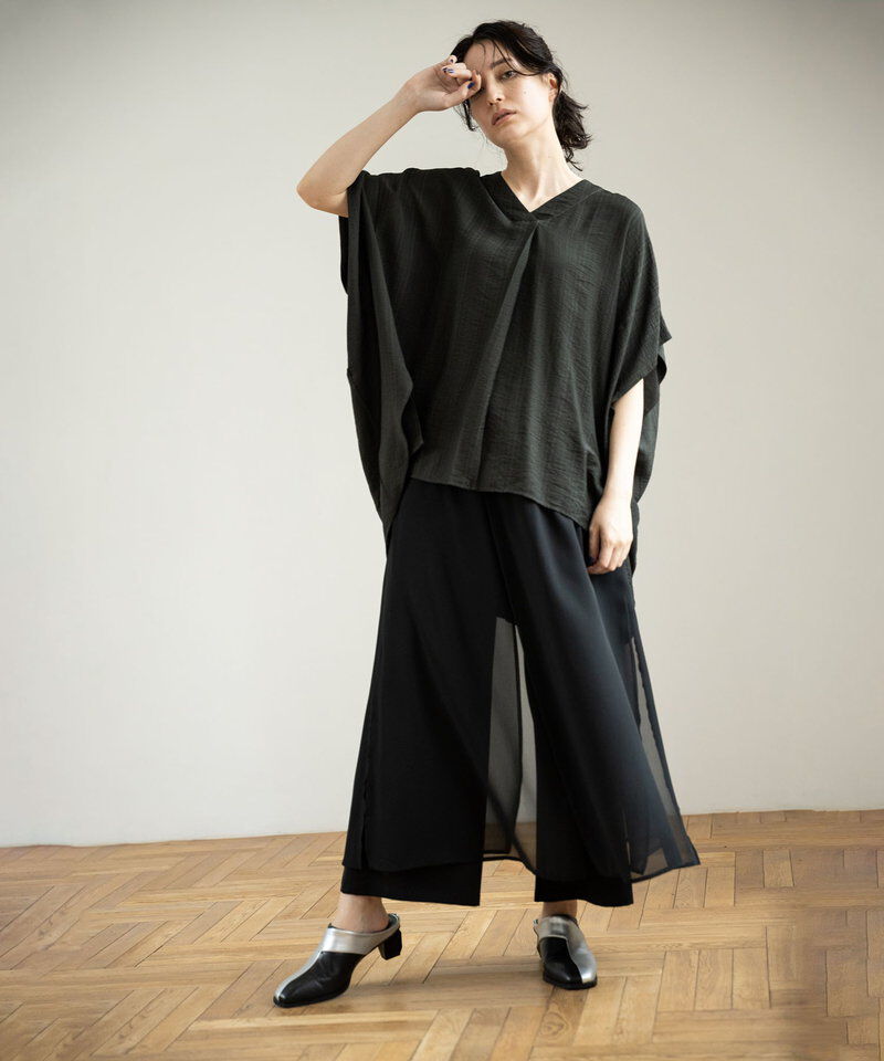 「シフォンレイヤードパンツ」|その他|
