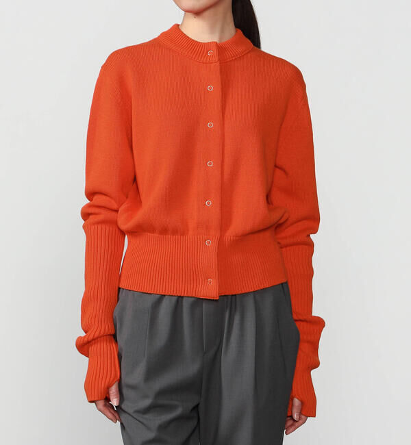  「THE SHINZONE | COTTON LONG RIB CARDIGAN WOMEN」|ニット・セーター|
