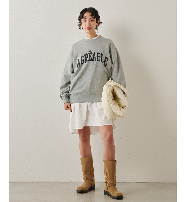 THE PAUSE「【THE PAUSE】ロゴスウェットプルオーバー」|Tシャツ・カットソー|