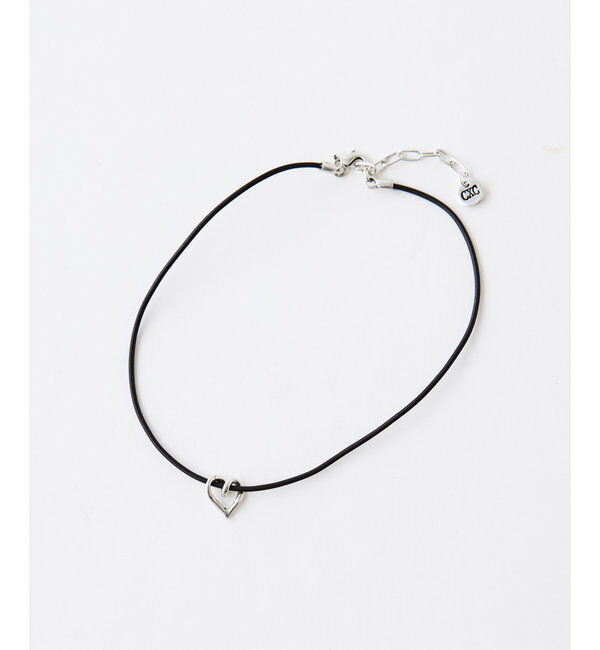  「【CXC】ハートレザーネックレス」|リング|