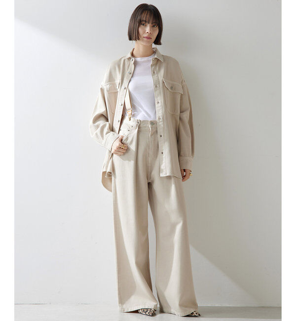  「デニムタックパンツ」|デニム|