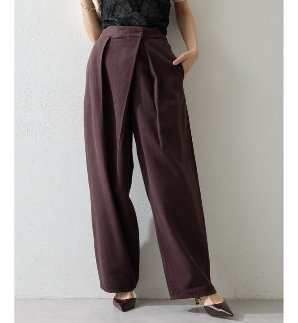  「ラップデニムパンツ」|デニム|