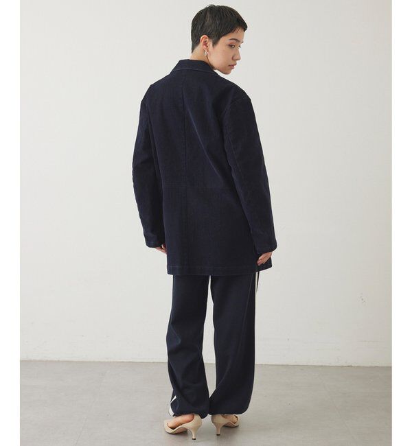 THE PAUSE「【THE PAUSE】フロッキーデニムジャケット」|デニムジャケット|