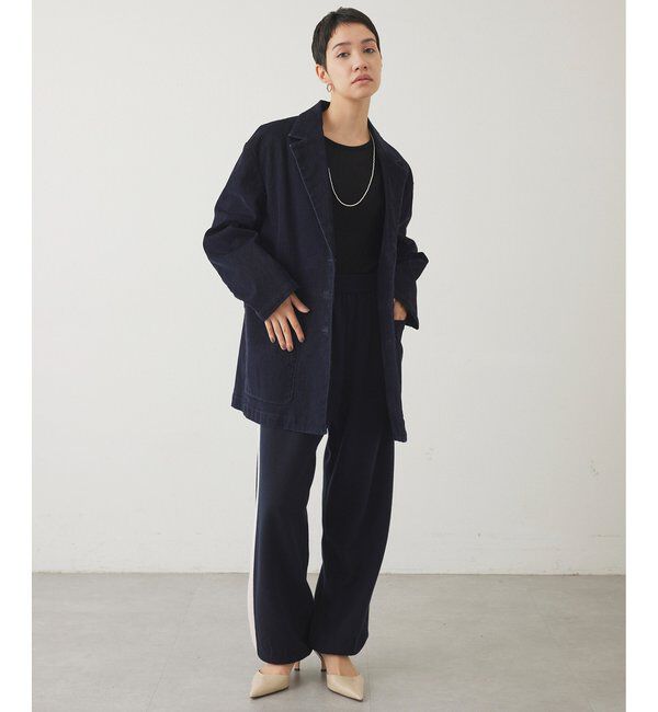 THE PAUSE「【THE PAUSE】フロッキーデニムジャケット」|デニムジャケット|