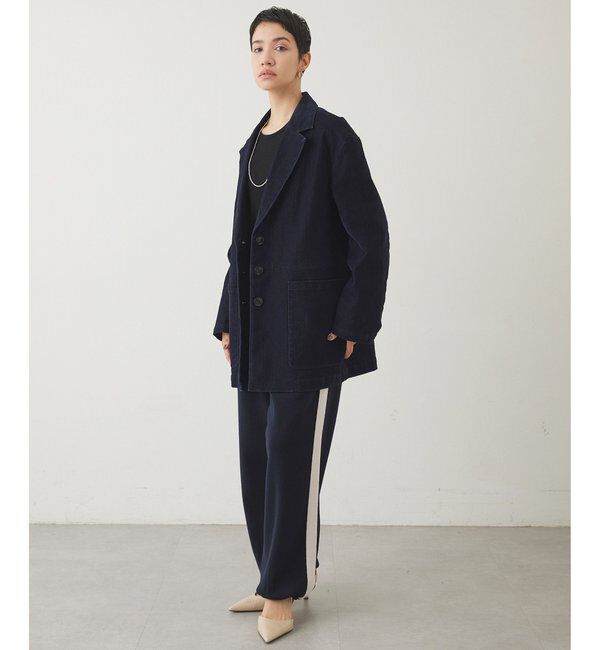 THE PAUSE「【THE PAUSE】フロッキーデニムジャケット」|デニムジャケット|