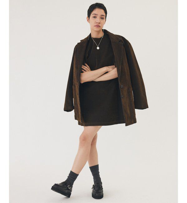 THE PAUSE「【THE PAUSE】フロッキーデニムジャケット」|デニムジャケット|