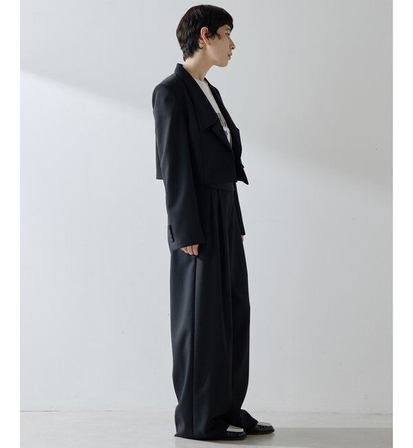  「ウールギャバテーラージャケット」|テーラードジャケット|