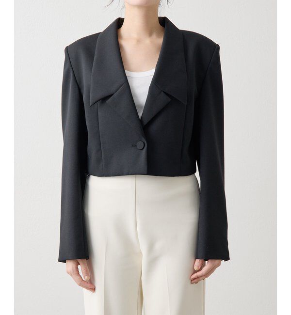  「ウールギャバテーラージャケット」|テーラードジャケット|