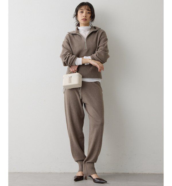  「ウールカシミヤニットパンツ」|チノ|