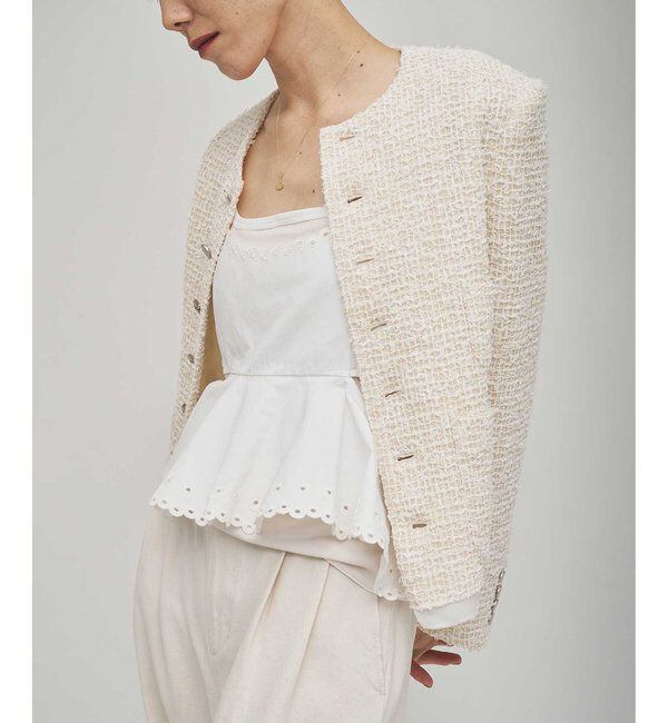 GEMINI「【GEMINI】スカラップキャミソール」|シャツ・ブラウス|