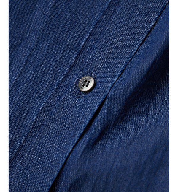 Drawing Numbers「【Drawing Numbers】ソフトデニムボウタイブラウス」|シャツ・ブラウス|