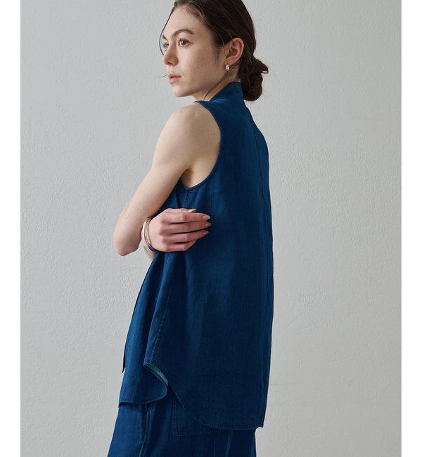 Drawing Numbers「【Drawing Numbers】ソフトデニムボウタイブラウス」|シャツ・ブラウス|