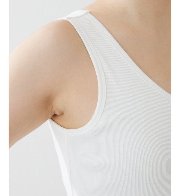 Drawing Numbers「【Drawing Numbers】パッド付きアシメタンク」|Tシャツ・カットソー|