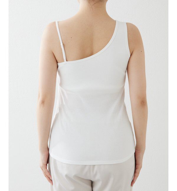 Drawing Numbers「【Drawing Numbers】パッド付きアシメタンク」|Tシャツ・カットソー|