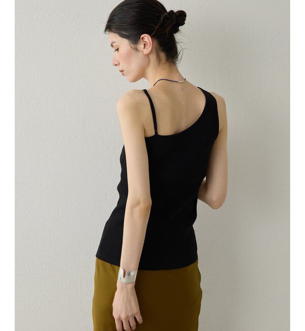 Drawing Numbers「【Drawing Numbers】パッド付きアシメタンク」|Tシャツ・カットソー|