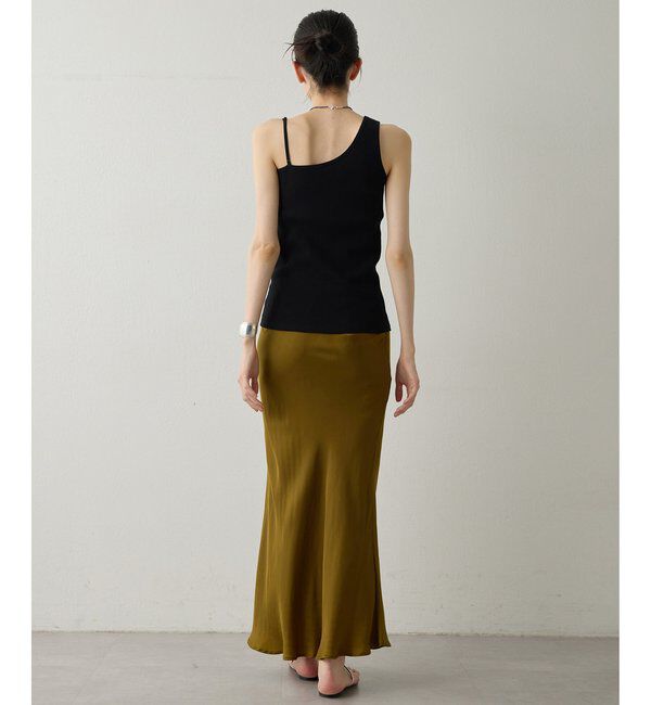 Drawing Numbers「【Drawing Numbers】パッド付きアシメタンク」|Tシャツ・カットソー|