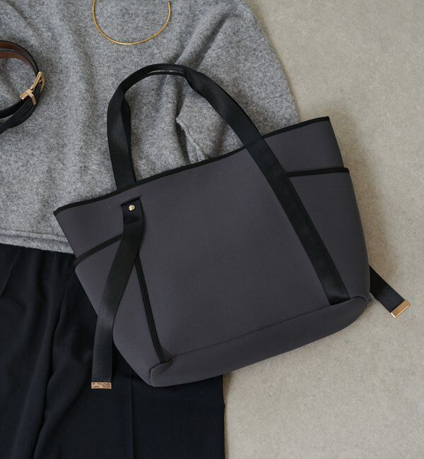  「【A4対応/軽量/ポケット３つ】ウェットダブルポケットトートバッグ」|トートバッグ|