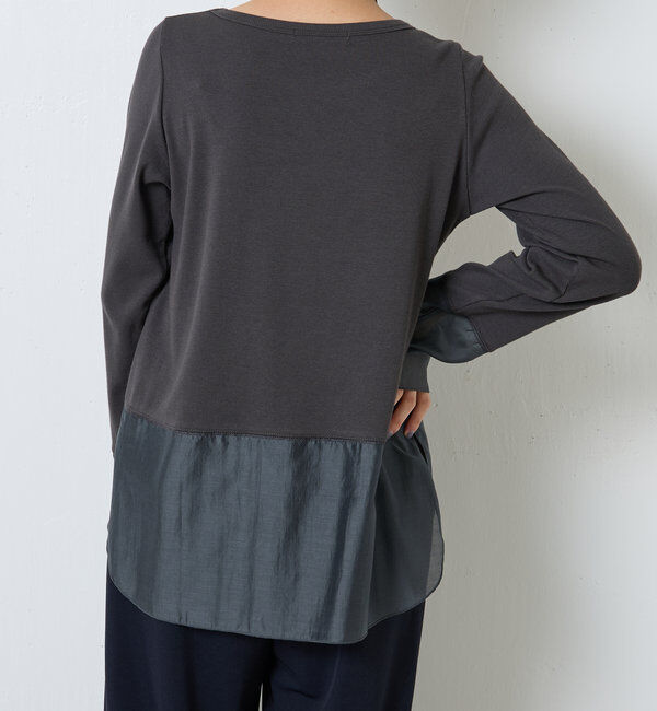  「 裾シアーロンT」|Tシャツ・カットソー|