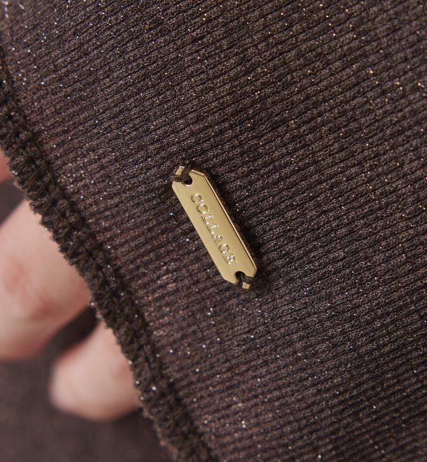  「シアーラメリブスクエアカットソー」|Tシャツ・カットソー|