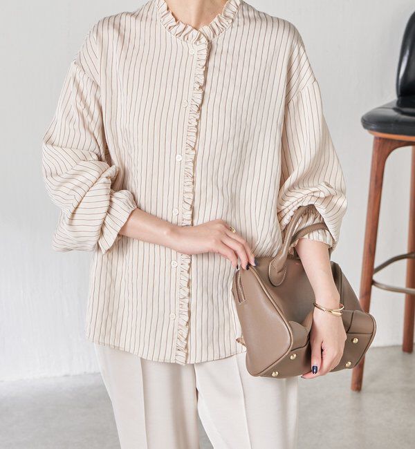  「フリルカラーシャツ」|シャツ・ブラウス|