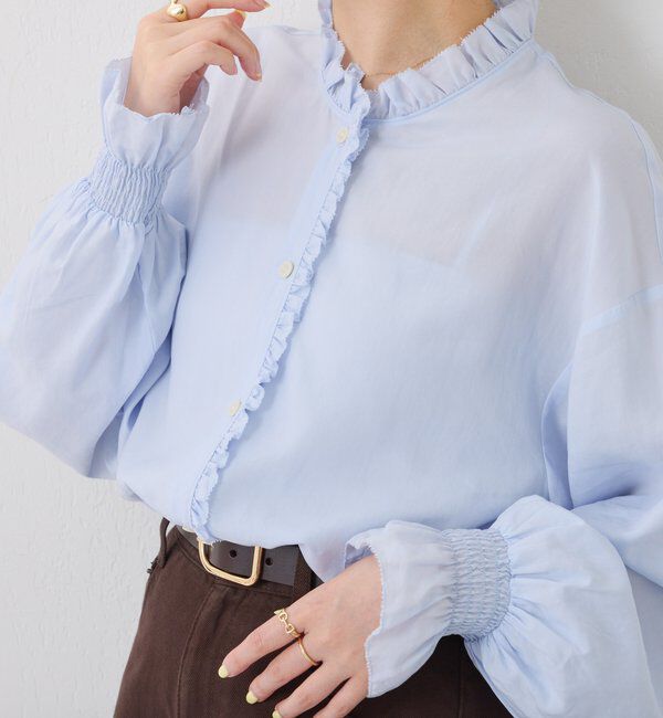  「フリルカラーシャツ」|シャツ・ブラウス|