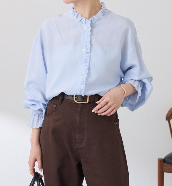  「フリルカラーシャツ」|シャツ・ブラウス|