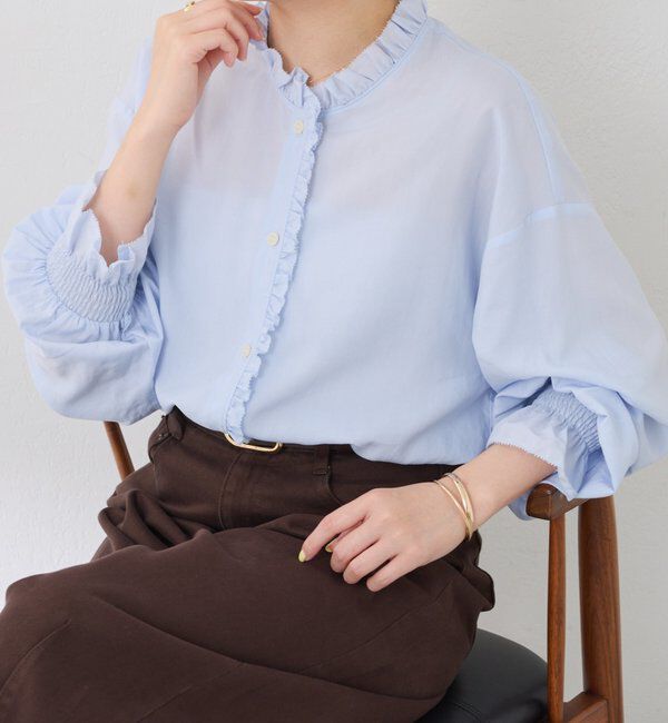  「フリルカラーシャツ」|シャツ・ブラウス|