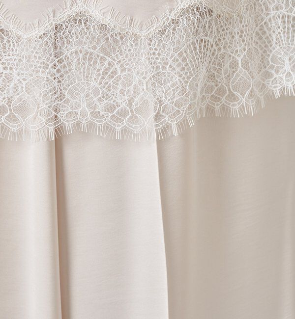  「【セットアイテム】サテンレースレイヤードパンツ/レイヤード」|チノ|