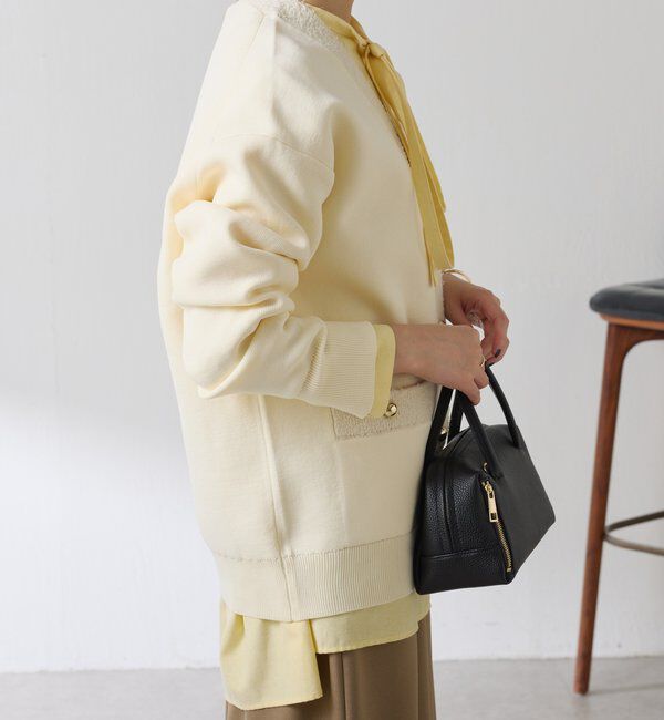  「ハーフミラノニットカーディガン」|ニット・セーター|