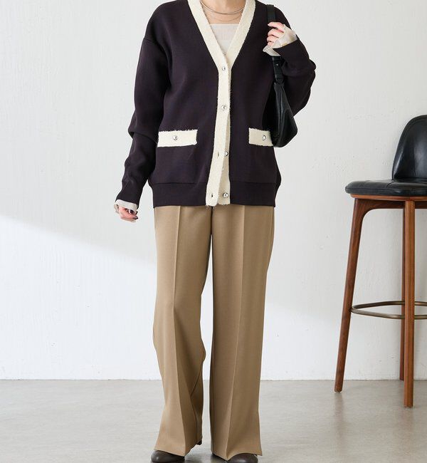  「ハーフミラノニットカーディガン」|ニット・セーター|